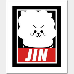 RJ Jin BT21 Posters and Art